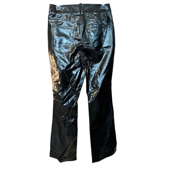 New ~ GOOD AMERICAN ~ Icon Faux Leather Pants Size 6/28 - Picture 2 of 7